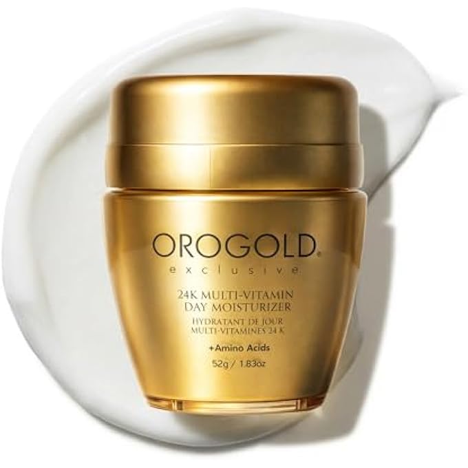 Orogold كريم مرطب للوجه متعدد الفيتامينات نهاري 24 قيراط ذهب، 52 غرام / 1.83 أونصة. - Image 1